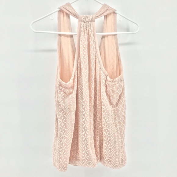 🌿 Blush Ella Moss Lace Halter Size Small - Picture 2 of 3